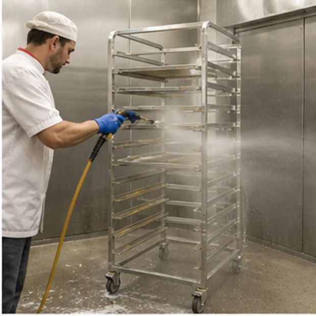 Bakery Rack map carried-load, rack, and fabrication responsibilities context