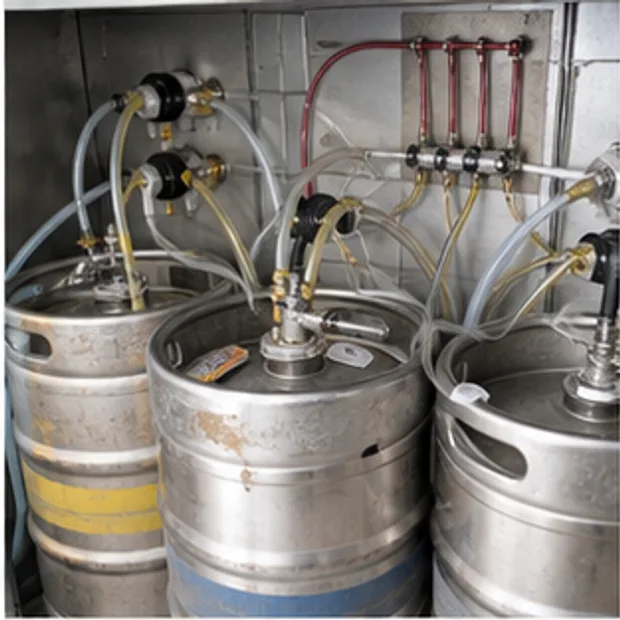 Beer Dispenser map connection, replenishment, and dispense context