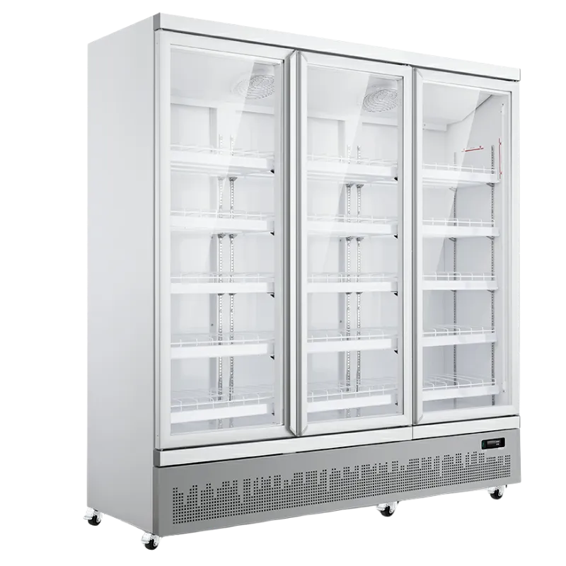 CATERTOP CT-BR1880DF Glass Door Merchandisers Freezer (White Color)