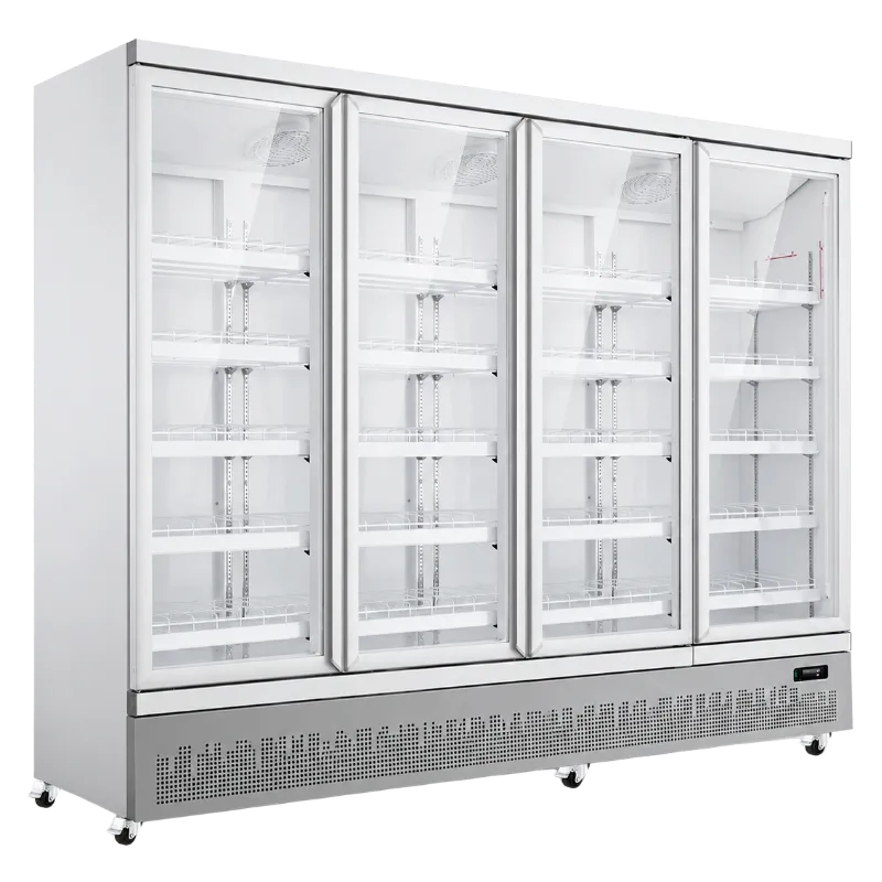 CATERTOP CT-BR2500DF Glass Door Merchandisers Freezer (White Color)
