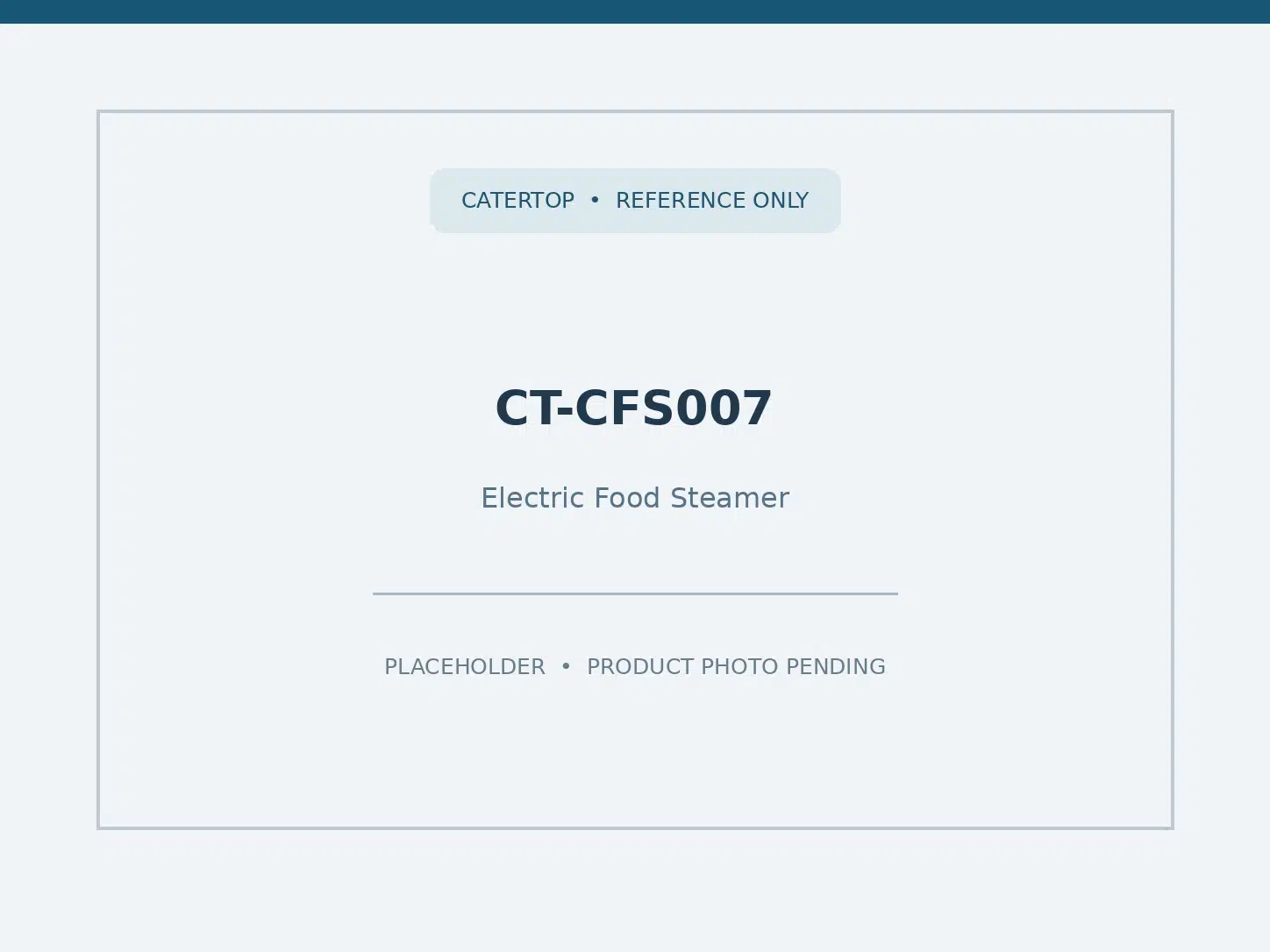CT-CFS007 — Electric Food Steamer (2 door 20 Pan)