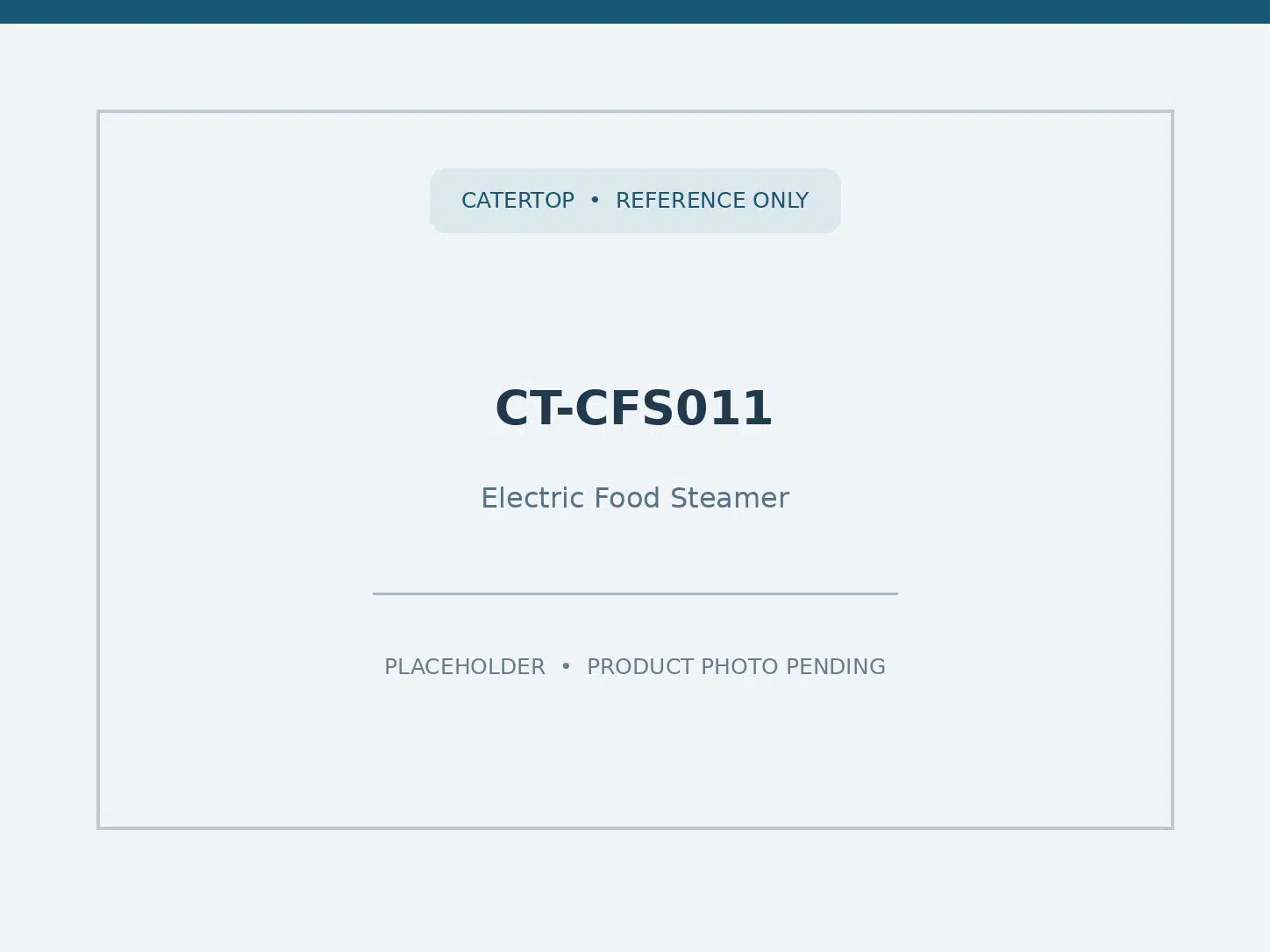 CT-CFS011 — Electric Food Steamer (2 door 48 Pan)