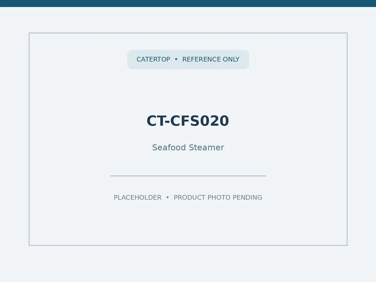 CT-CFS020 — Electric Seafood Steamer (3 door)