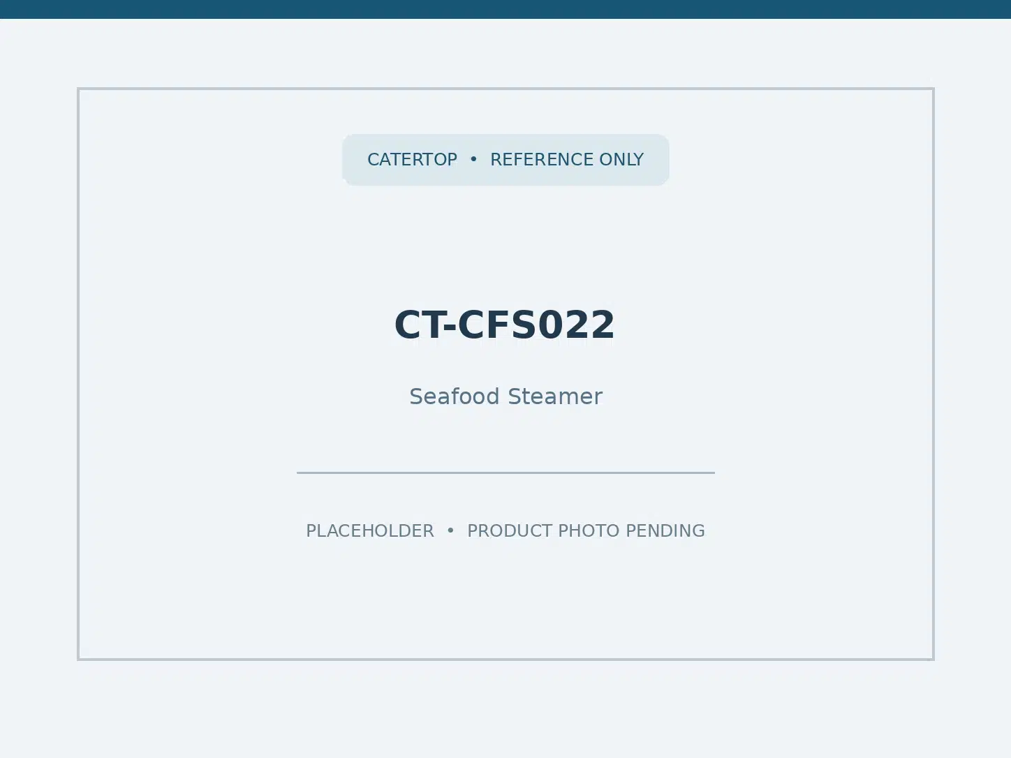CT-CFS022 — Gas Seafood Steamer (3 door)