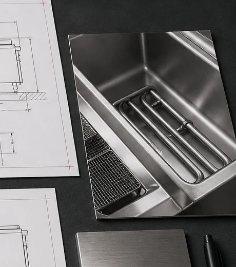Commercial fryer construction detail and inspection reference