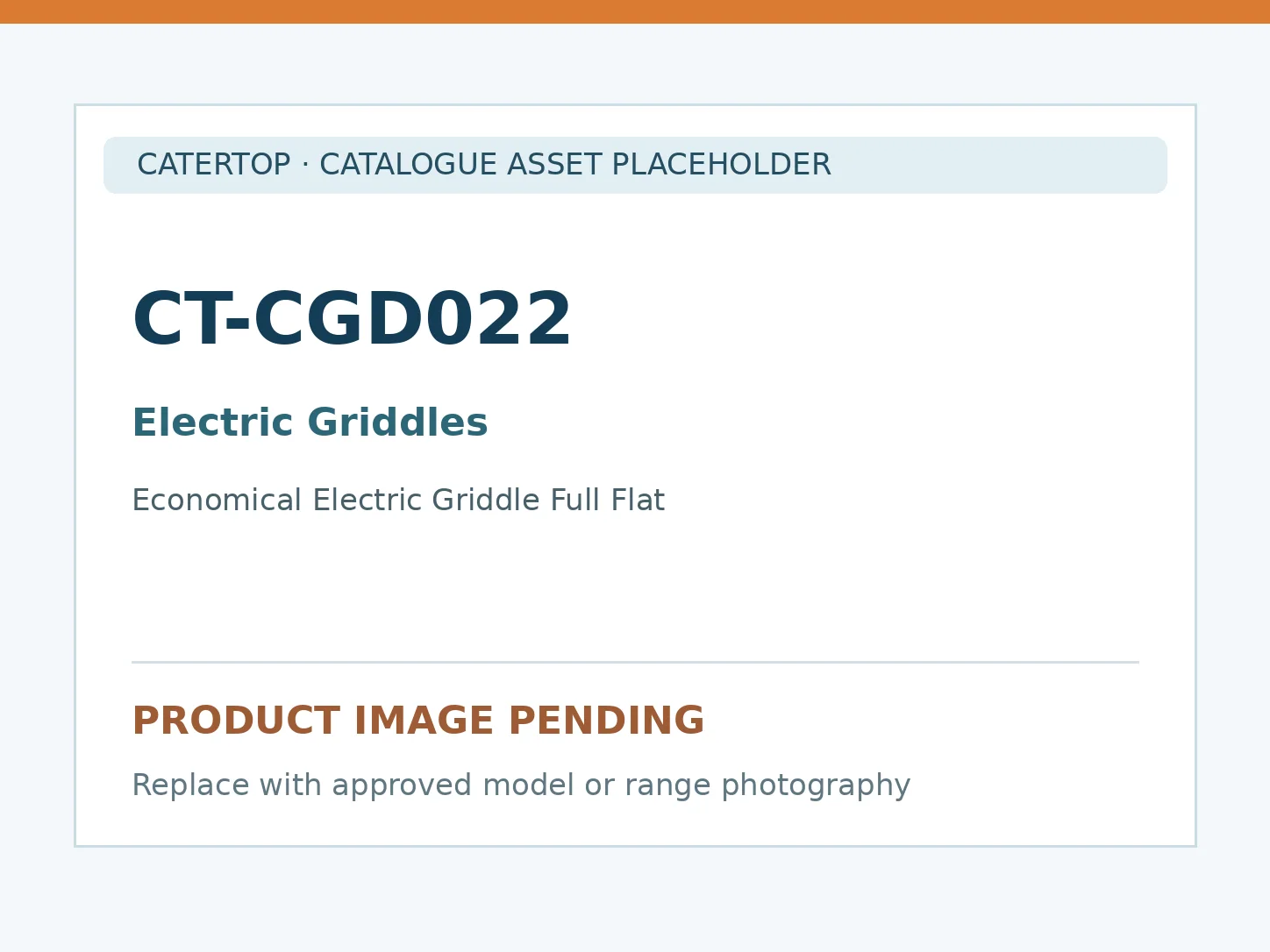 CT-CGD022 — Economical Electric Griddle Full Flat