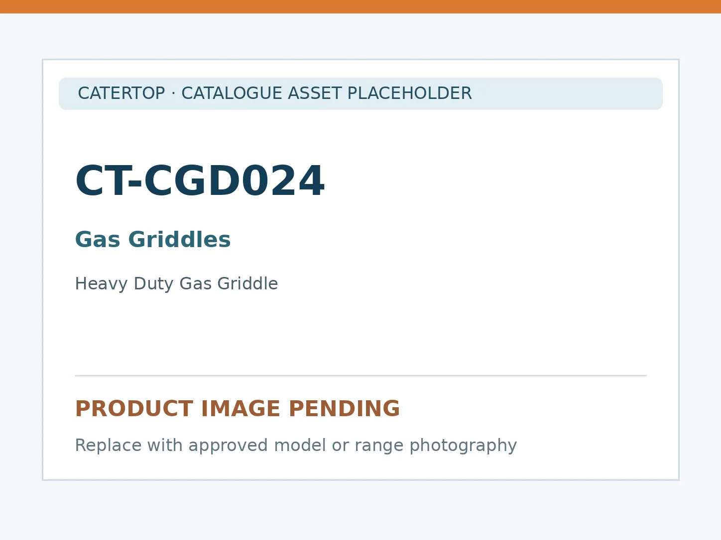CT-CGD024 — Heavy Duty Gas Griddle
