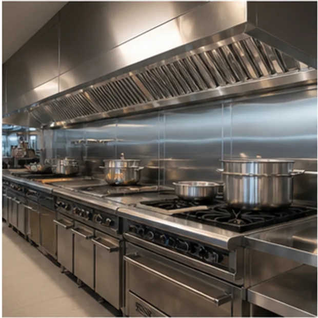 Commercial Hood define cooking-line workflow and envelope context