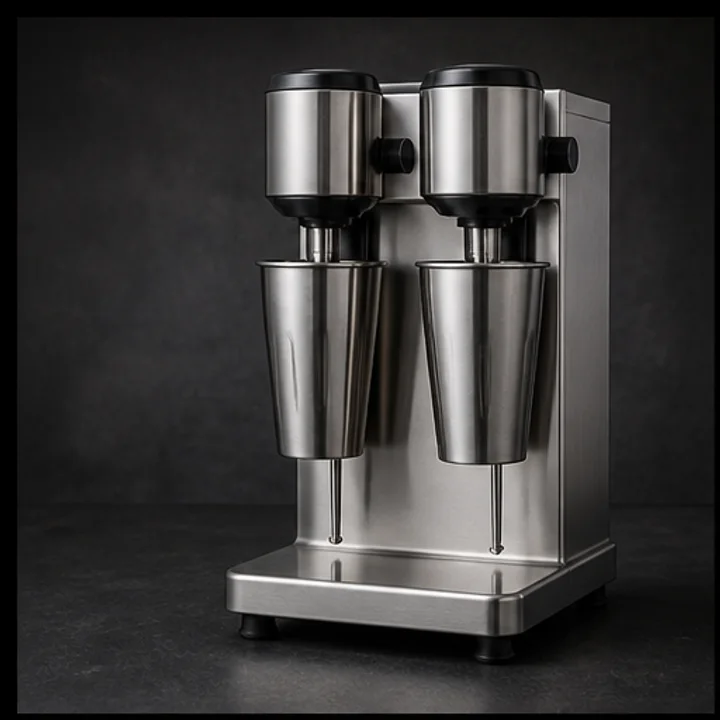 Commercial Milkshake Machine shown as design-stage technical catalogue equipment