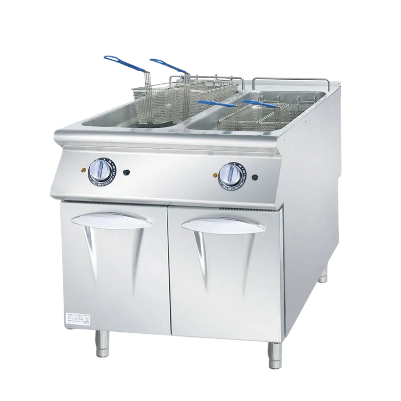 Electric Fryer 2-Tank & 2-Basket with Cabinet CT-EF885C
