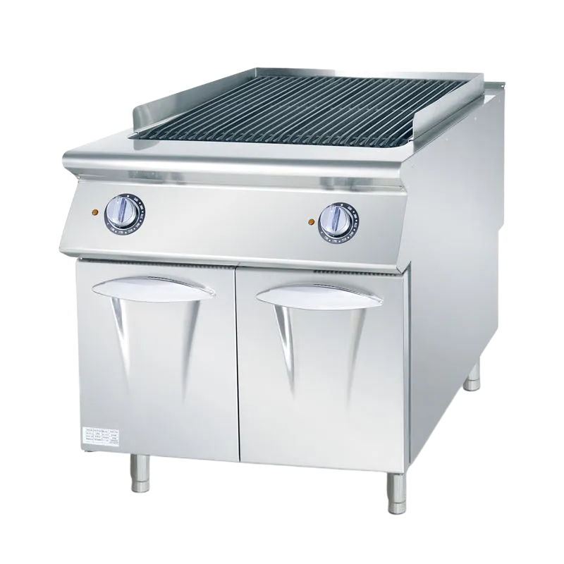 Electric Lava Rock Grill with Cabinet CT-EL789