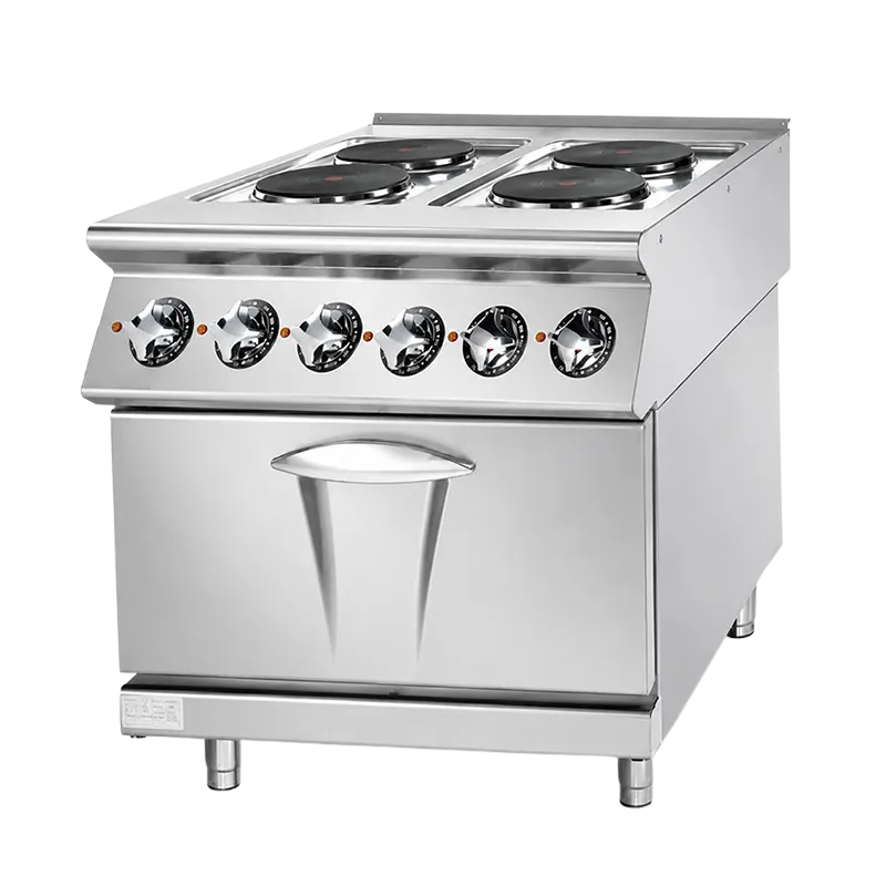 Electric Range 4-Hot Plate with Electric Oven CT-ERP887EOR
