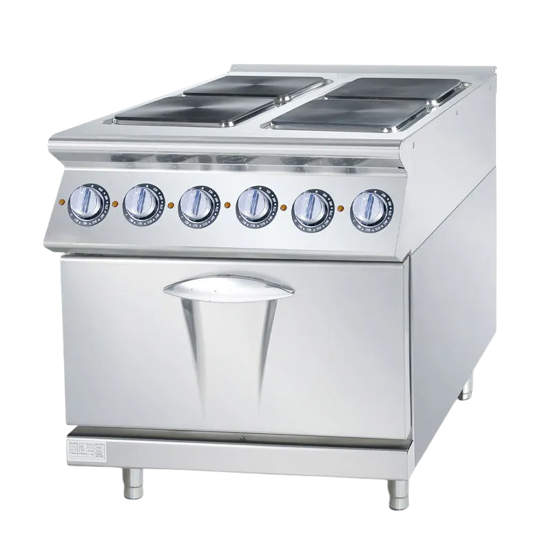 Electric Range 4-Hot Plate with Electric Oven CT-ERP887EOS