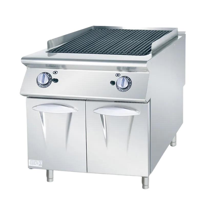 Gas Lava Rock Grill with Cabinet CT-GL789C