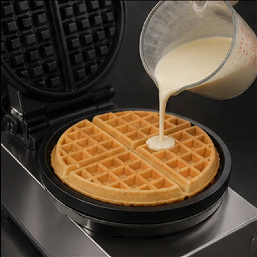 Commercial Waffle Maker thermal work and required cooking result