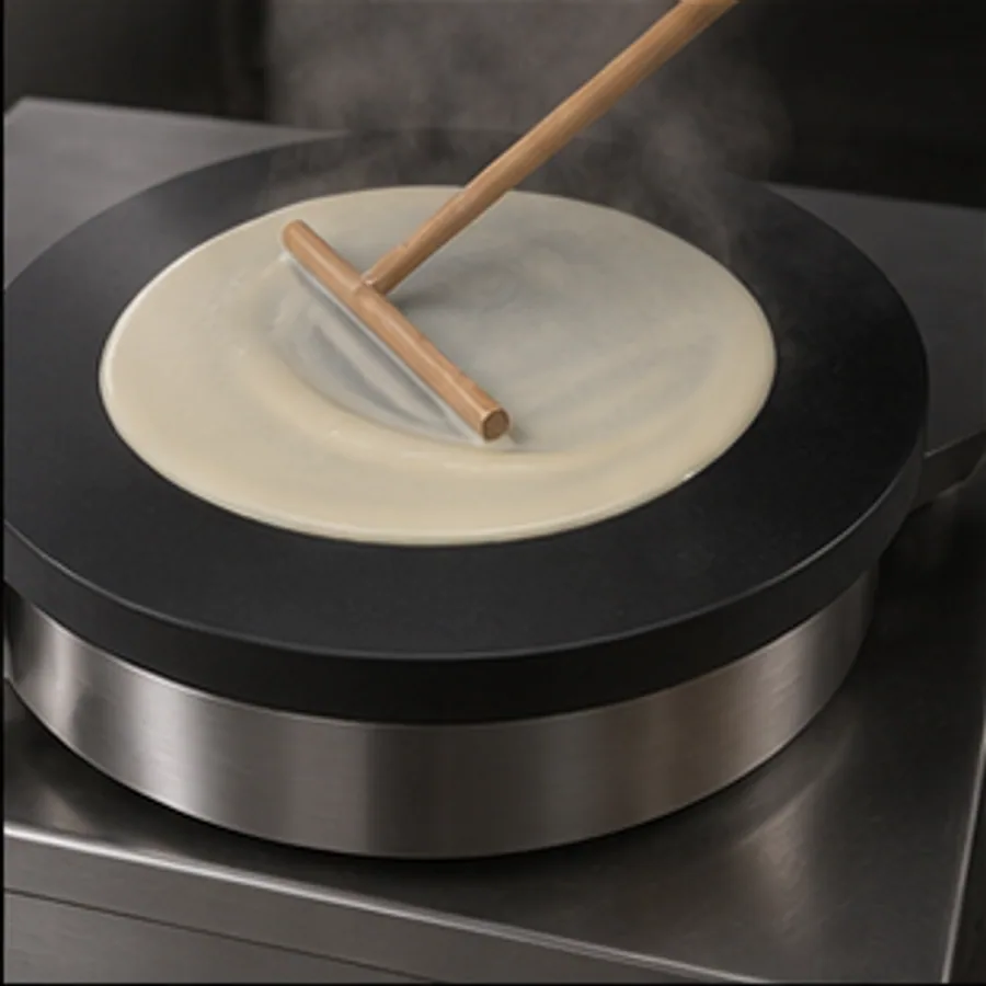 Crepe Maker thermal work and required cooking result