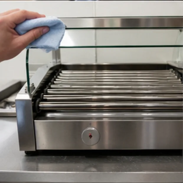 Hot Dog Roller service input / condition confirmation context