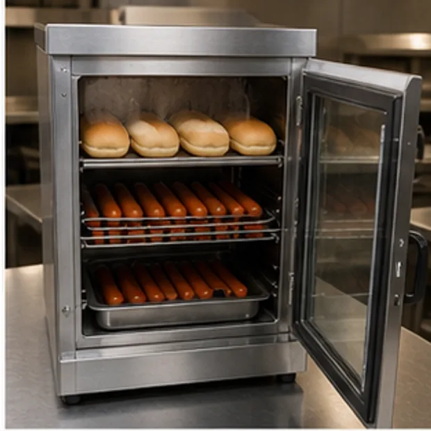 Hot Dog Steamer bound steam-supported service duty and site context
