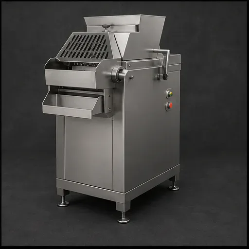 Representative floor-supported cutting configuration for Meat Cutter review