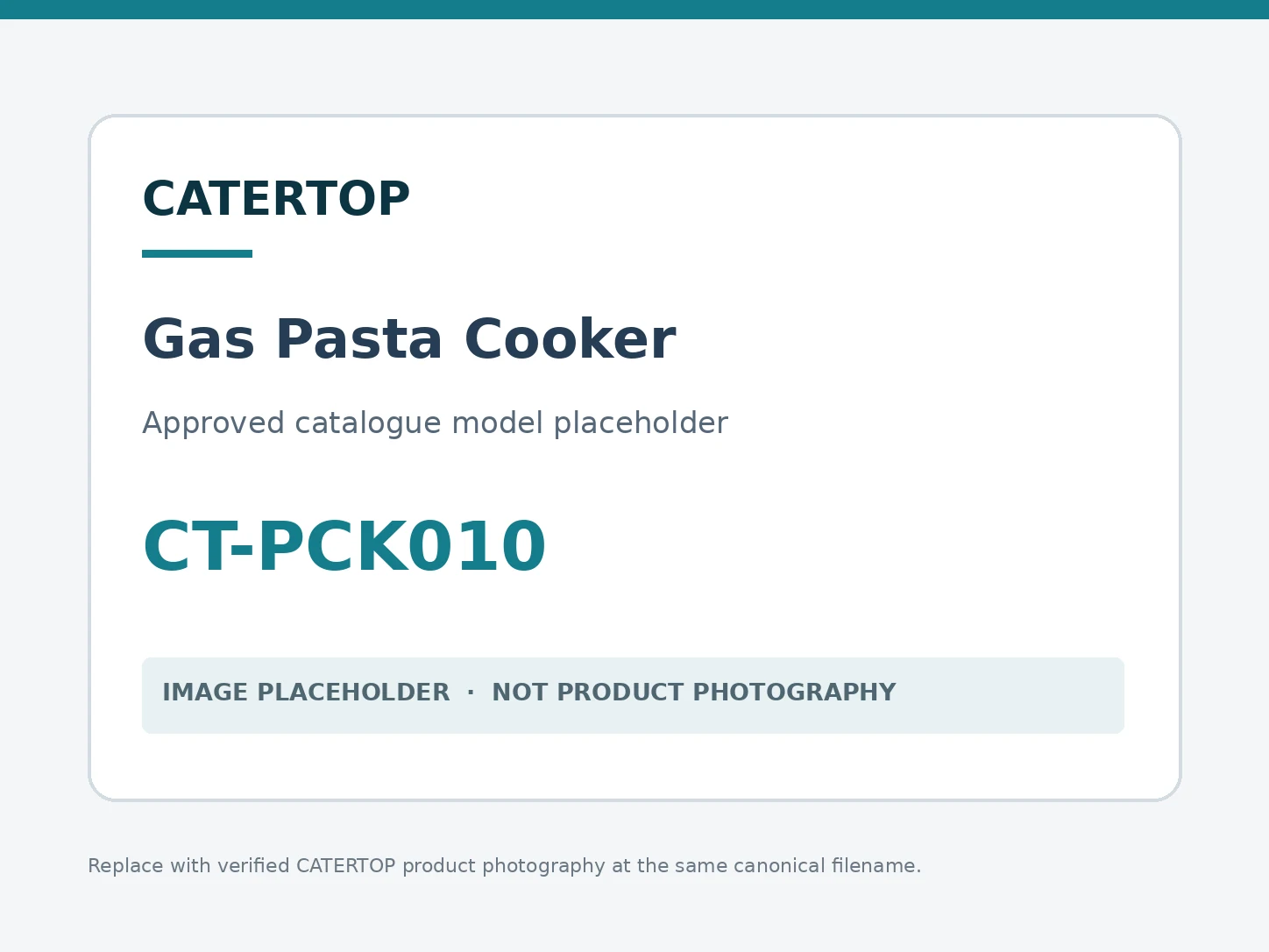 Gas asta Cooker (4 Bakest) — model CT-PCK010