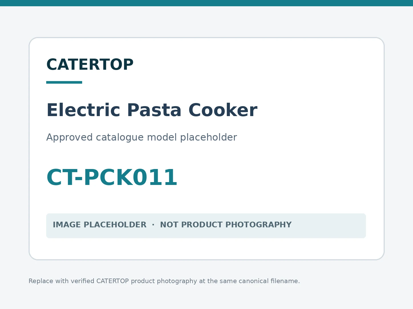 Countertop Electric Pasta Cooker (4 Bakest) — model CT-PCK011