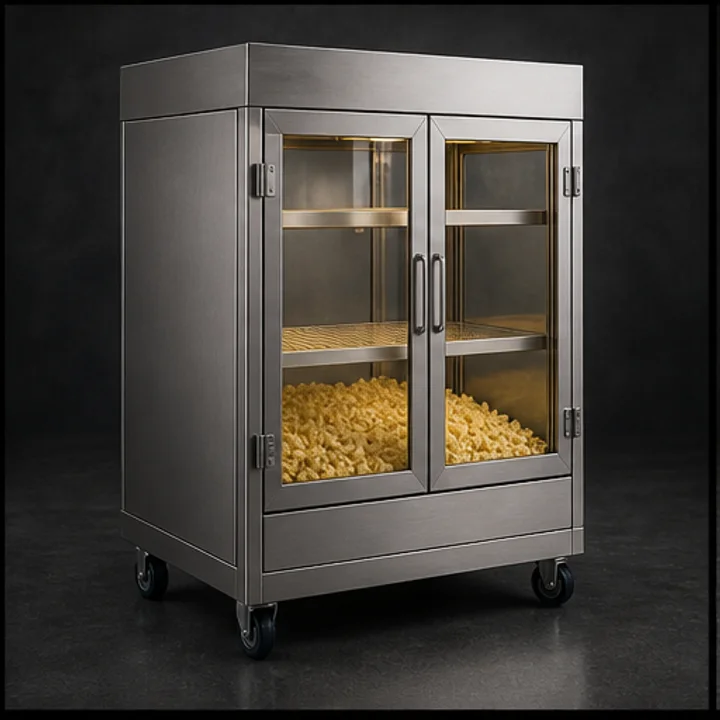Popcorn Machine: Cleaning and site affects Access, ventilation, and placement