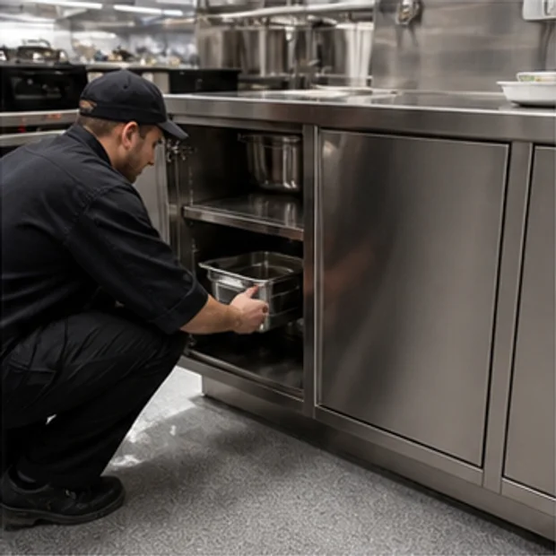 Stainless Steel Kitchen Cabinet workflow / application confirmation context