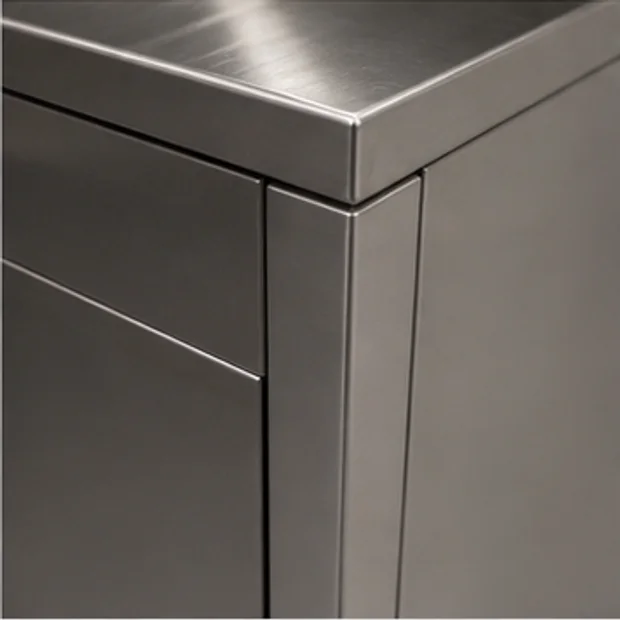 Stainless Steel Kitchen Cabinet fabrication / construction confirmation context
