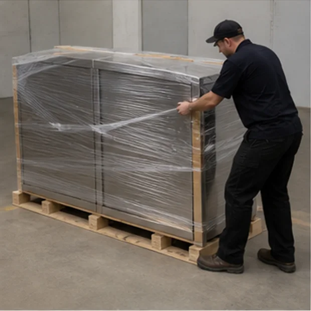 Stainless Steel Kitchen Cabinet packing / destination confirmation context