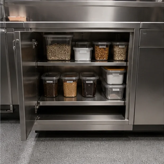 Stainless Steel Kitchen Cabinet define storage workflow and envelope context