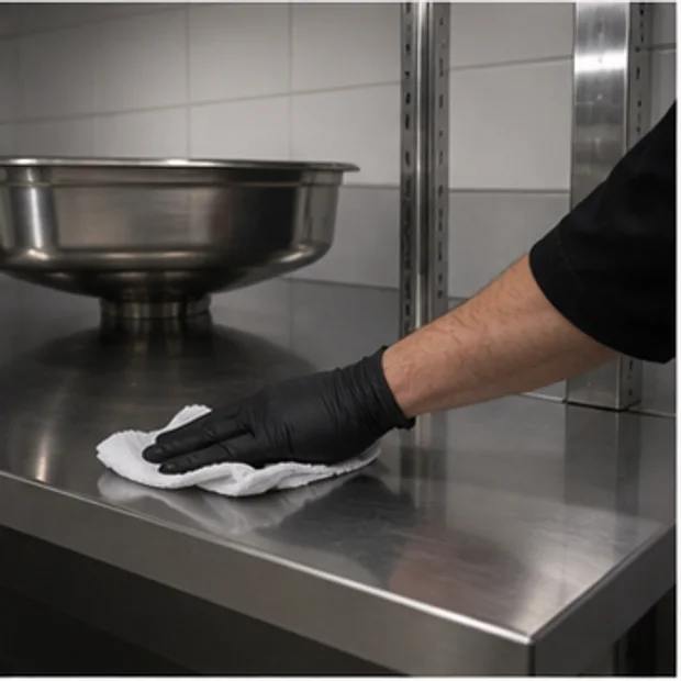 Stainless Steel Shelf workflow / application confirmation context