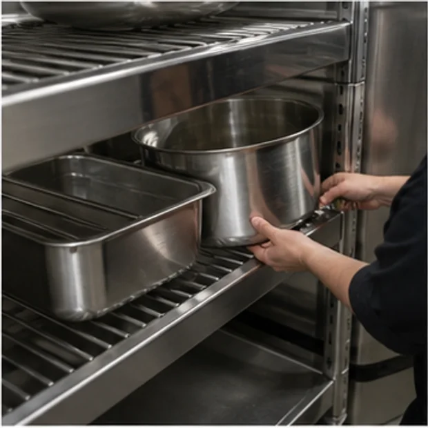 Stainless Steel Shelf map support, mounting, and fabrication context