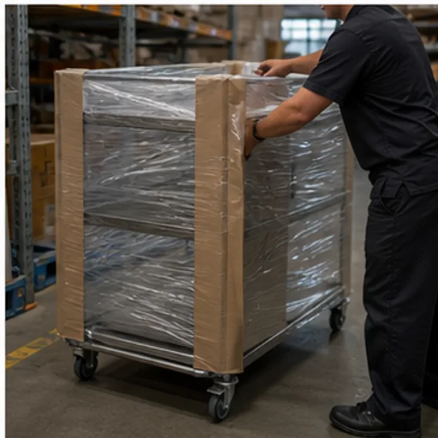 Utility Cart packing / destination confirmation context